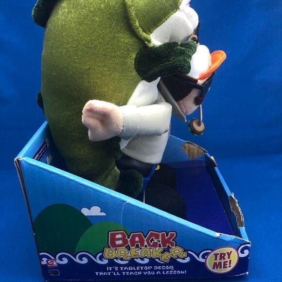 Rare~ NEW Gemmy Collectible Back Breaker Dancing Singing  gemmy back breaker singing fisherman